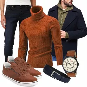 Winter Outfits Männer Komplettoutfit