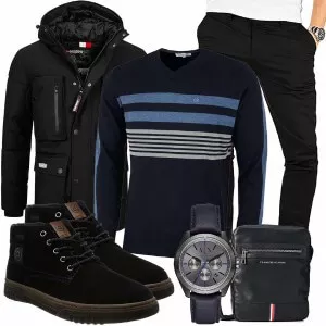 Winter Outfits Stylisches Outfit für Herren