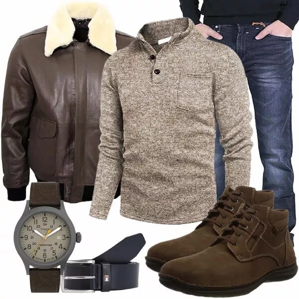 Winter Outfits Männer Warm Outfit