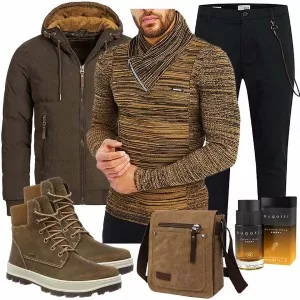 Winter Outfits Warm Kombination für den Winter