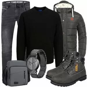 Winter Outfits Warm Kombination für den Winter