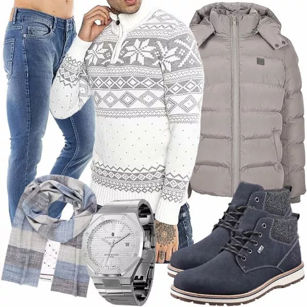 Winter Outfits Winter Style für Herren