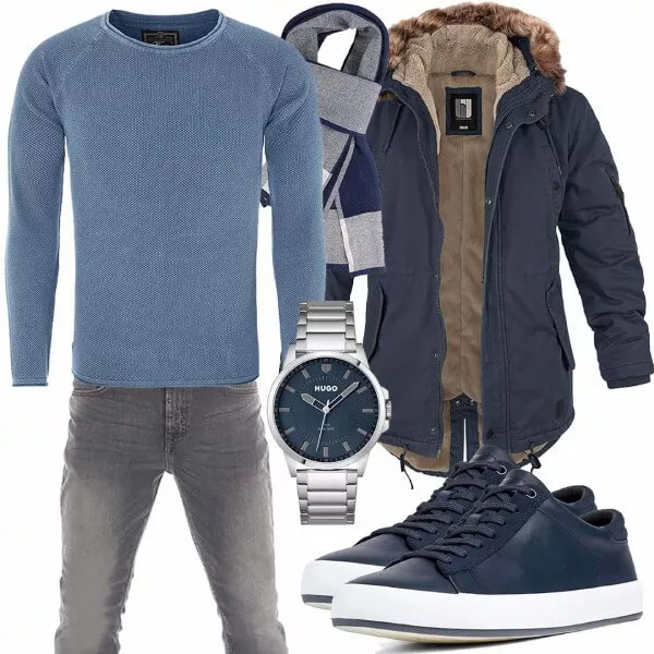 Winter Outfits Warm Kombination für den Winter