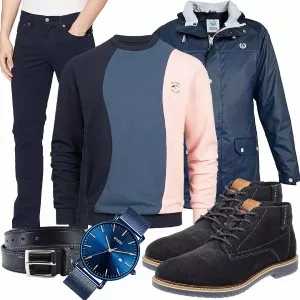 Winter Outfits Männer Komplettoutfit