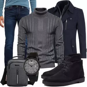 Winter Outfits Männer Komplettoutfit