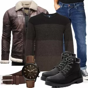 Winter Outfits Alltags Outfit für den Winter