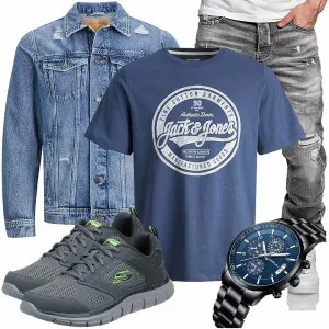 Frühlings Outfits Alltags Outfit für Herren