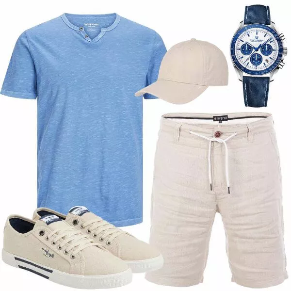 Sommer Outfits Alltags Outfit für den Herren