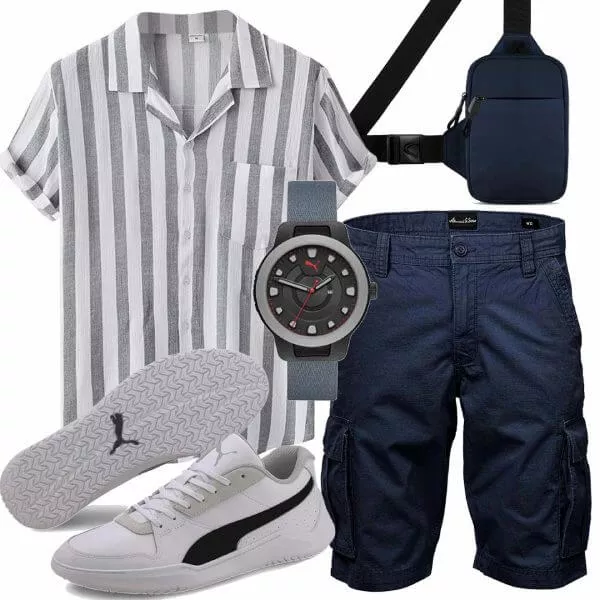 Sommer Outfits Männer Komplettoutfit