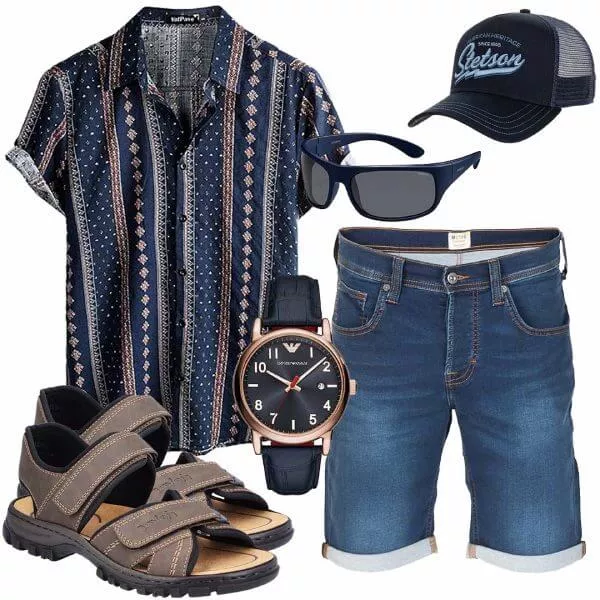 Sommer Outfits Männer Komplettoutfit