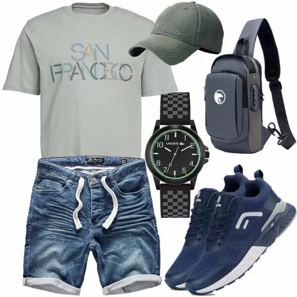 Sommer Outfits Komplette Outfit für Herren