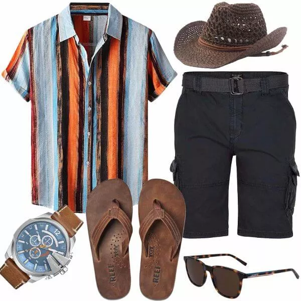 Sommer Outfits Komplette Outfit für Herren