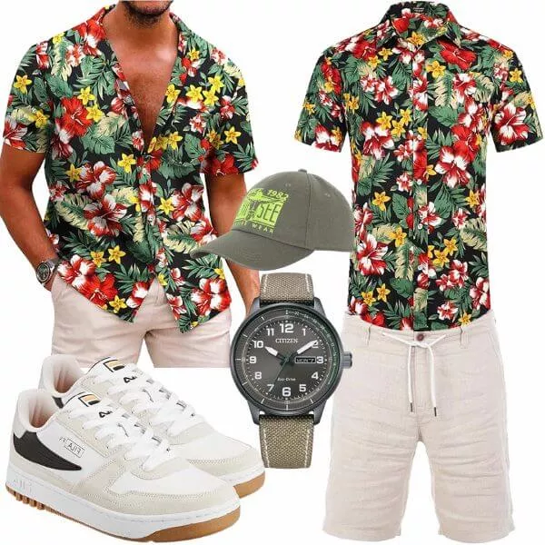 Sommer Outfits Komplette Outfit für Herren