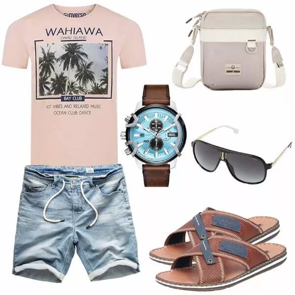 Sommer Outfits Alltags Outfit für den Herren