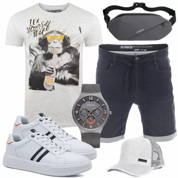 Sommer Outfits Komplette Outfit für Herren