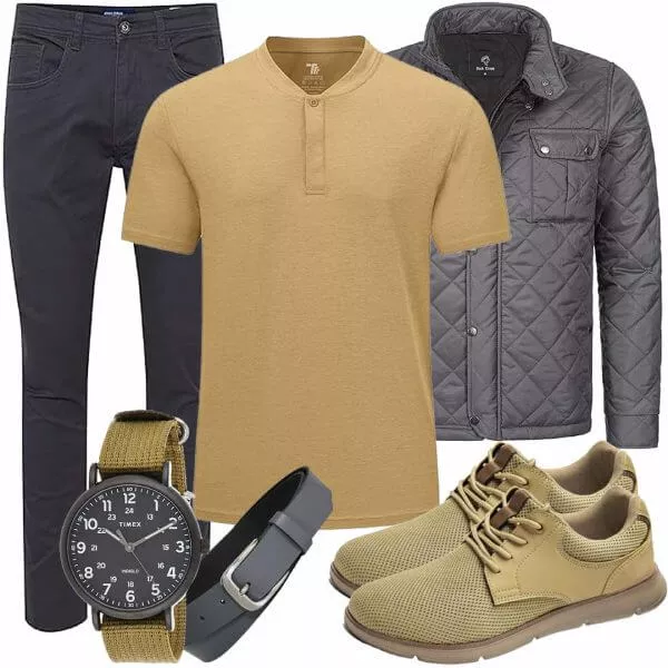 Herbst Outfits Männer Komplettoutfit