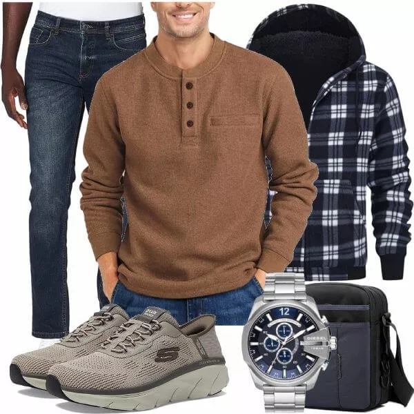 Herbst Outfits Männer Komplettoutfit