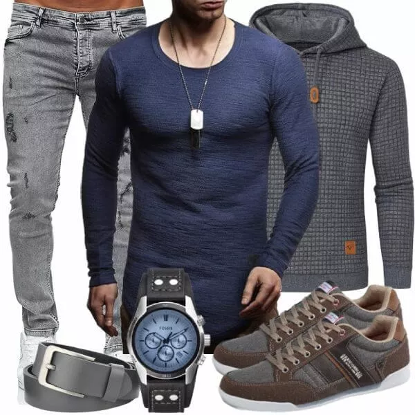 Herbst Outfits Männer Komplettoutfit