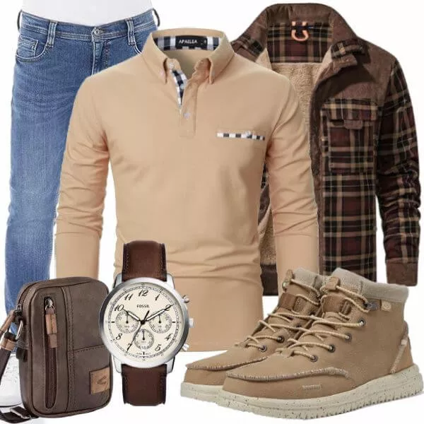 Herbst Outfits Komplette Outfit für Herren