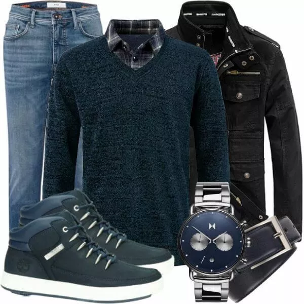 Herbst Outfits Männer Komplettoutfit