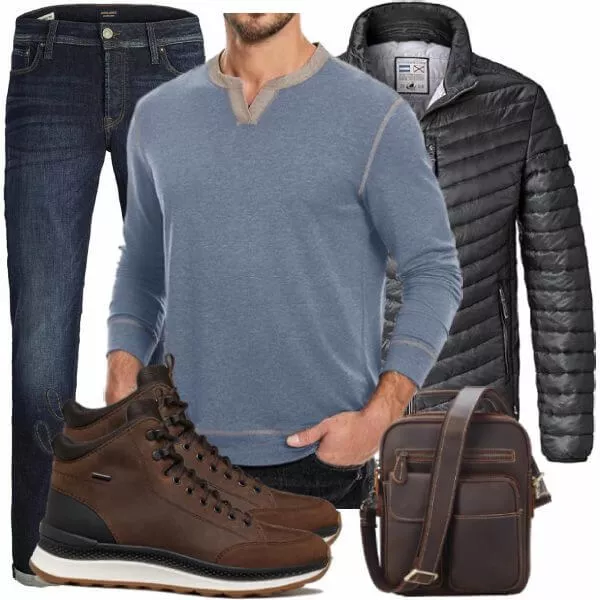 Herbst Outfits Männer Komplettoutfit