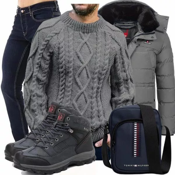 Winter Outfits Komplette Outfit für Herren