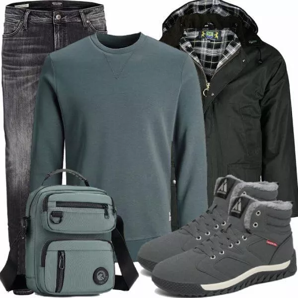 Winter Outfits Komplette Outfit für Herren