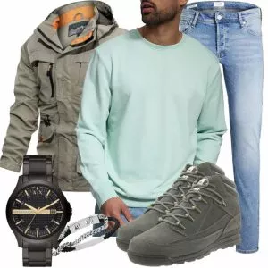 Winter Outfits Männer Komplettoutfit