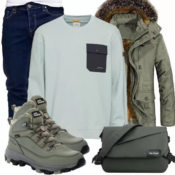 Winter Outfits Komplette Outfit für Herren