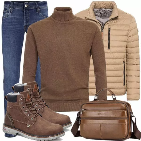 Winter Outfits Komplette Outfit für Herren