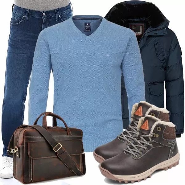 Winter Outfits Komplette Outfit für Herren