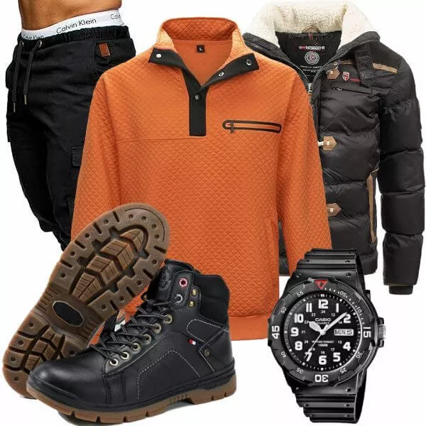 Winter Outfits Komplette Outfit für Herren