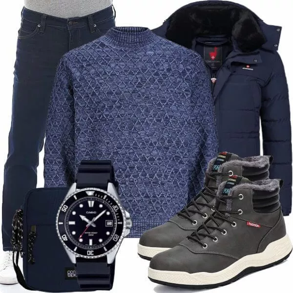 Winter Outfits Komplette Outfit für Herren