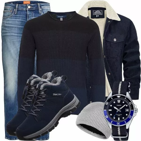 Winter Outfits Komplette Outfit für Herren