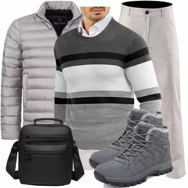 Winter Outfits Männer Komplettoutfit