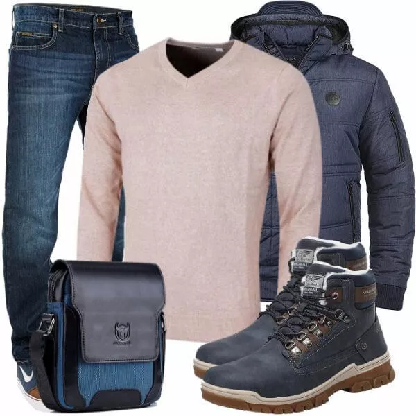 Winter Outfits Komplette Outfit für Herren