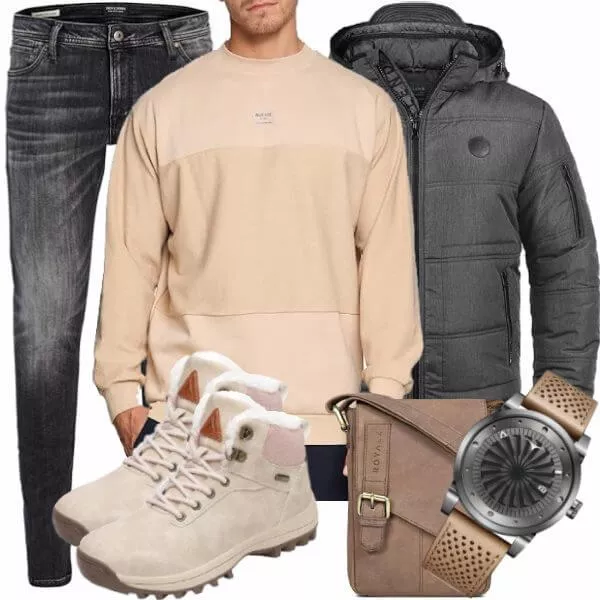 Winter Outfits Komplette Outfit für Herren