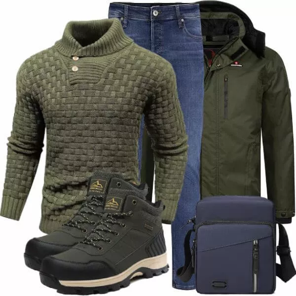 Winter Outfits Komplette Outfit für Herren