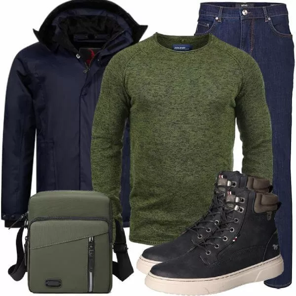 Winter Outfits Komplette Outfit für Herren