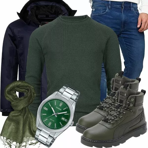 Winter Outfits Komplette Outfit für Herren