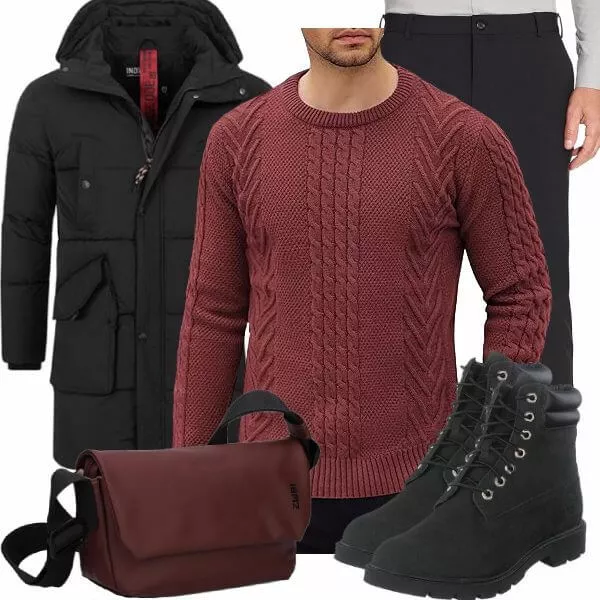 Winter Outfits Komplette Outfit für Herren