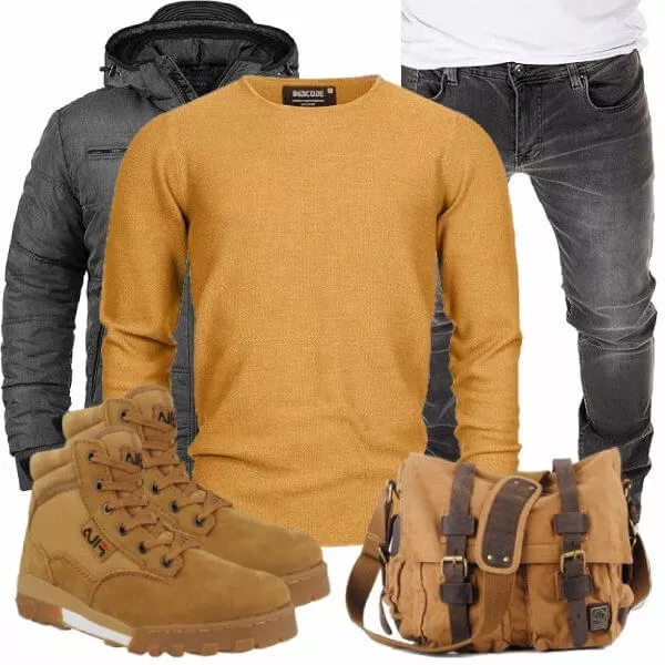 Winter Outfits Komplette Outfit für Herren