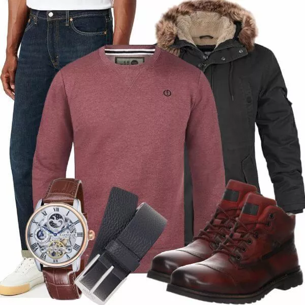 Winter Outfits Komplette Outfit für Herren