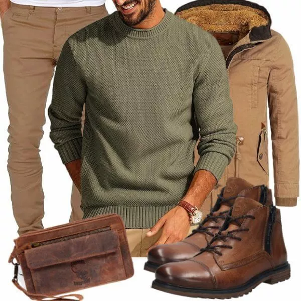 Winter Outfits Komplette Outfit für Herren