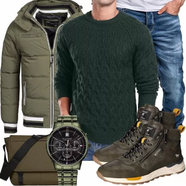 Winter Outfits Komplette Outfit für Herren