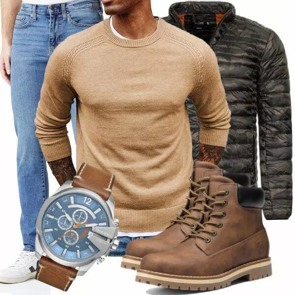 Winter Outfits Komplette Outfit für Herren