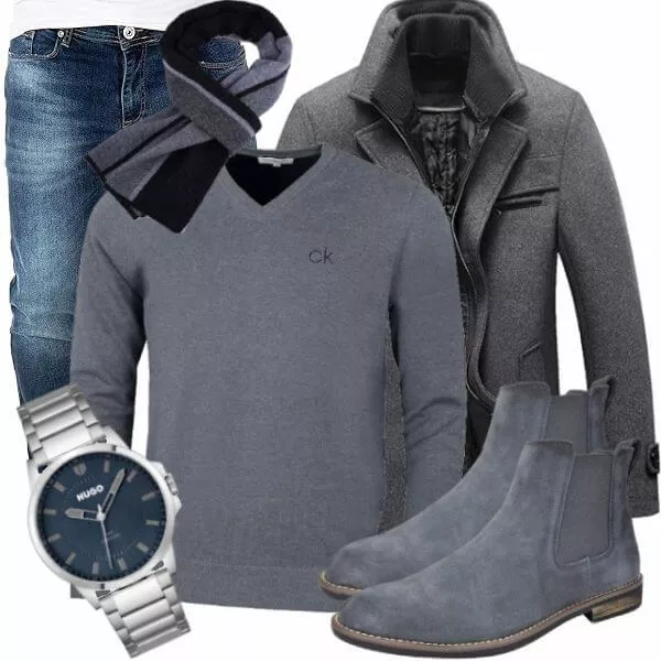 Casual Outfits Elegantes Outfit für Herren