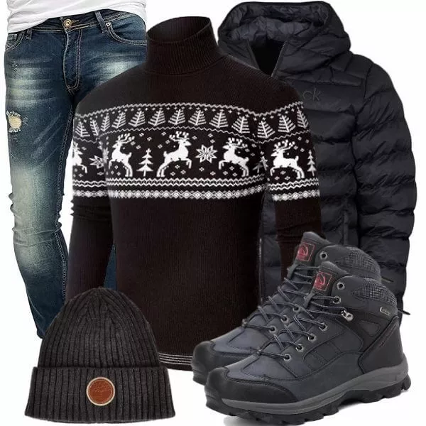 Winter Outfits Komplette Outfit für Herren