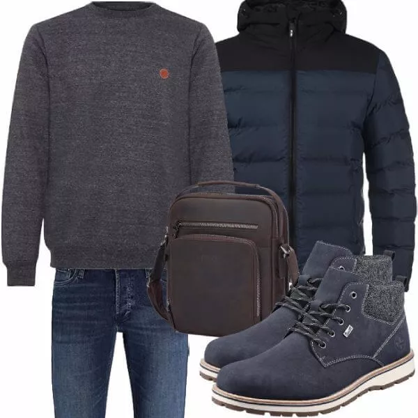 Winter Outfits Komplette Outfit für Herren