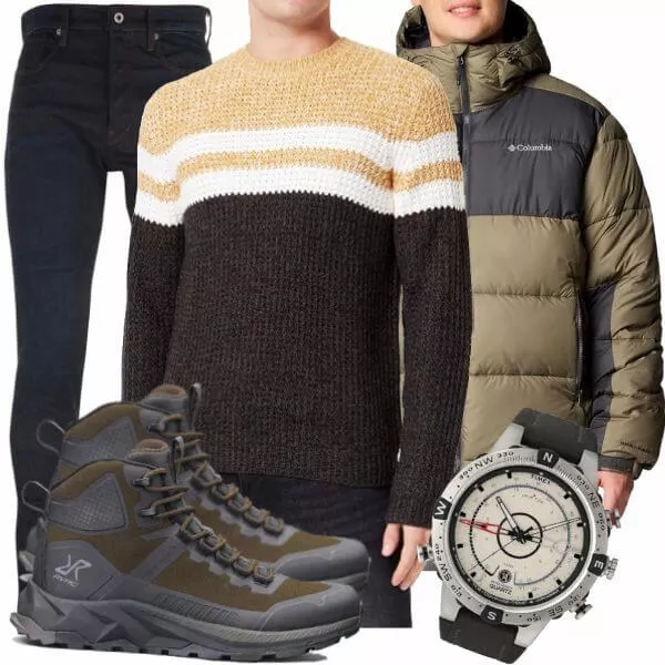 Winter Outfits Männer Komplettoutfit